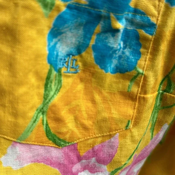Ralph Lauren tropical floral top 🌺 - Picture 3 of 4